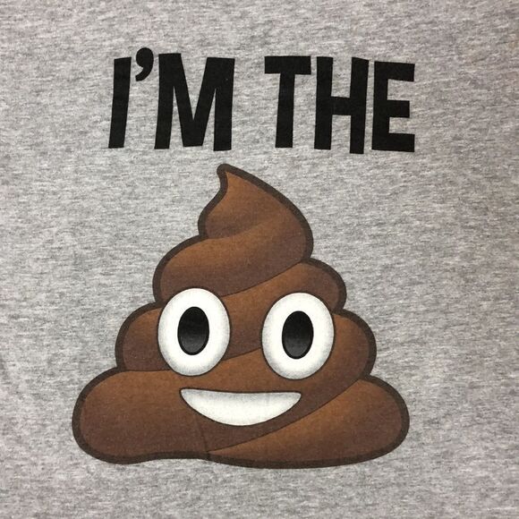 Vintage Poop Emoji T-Shirt | Medium - Picture 2 of 3